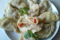 Pierogi z pasztetową i papryką